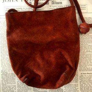 BAGGU Crossbody Purse Suede